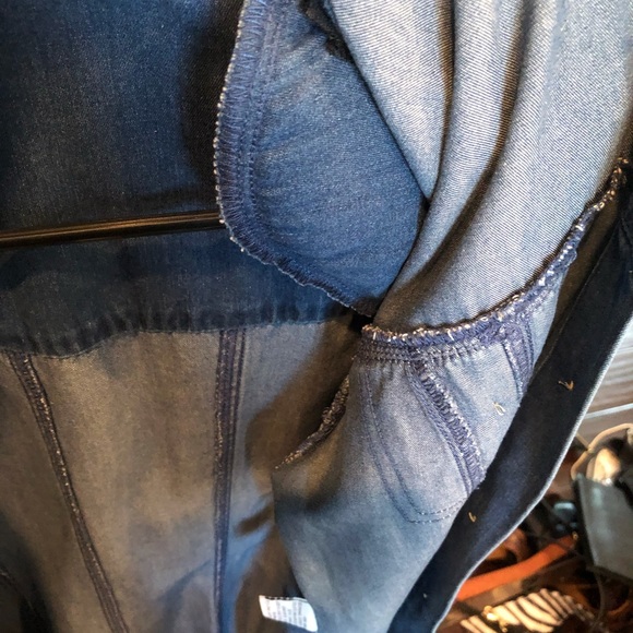 Midi adjustable Jean midi dress 10 M - Picture 2 of 5